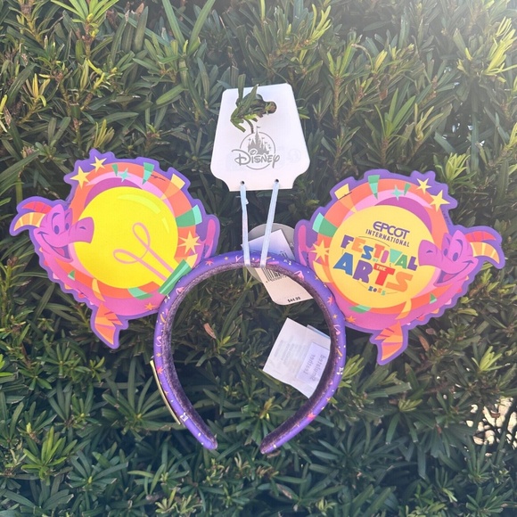 Disney EPCOT Festival Of Arts 2025 Figment Ears Headband Loungefly - NEW - Picture 1 of 2